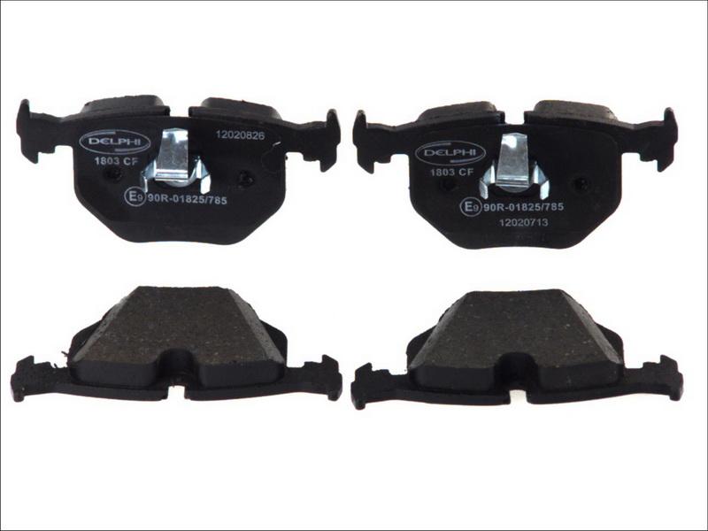 Delphi LP1803 - Комплект гальмівних накладок, дискове гальмо work.proartstudio.com.ua