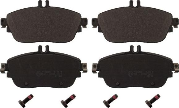 FEBI Bilstein 16870 - Комплект гальмівних накладок, дискове гальмо work.proartstudio.com.ua