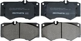 ZENTPARTS Z07375 - Комплект гальмівних накладок, дискове гальмо work.proartstudio.com.ua