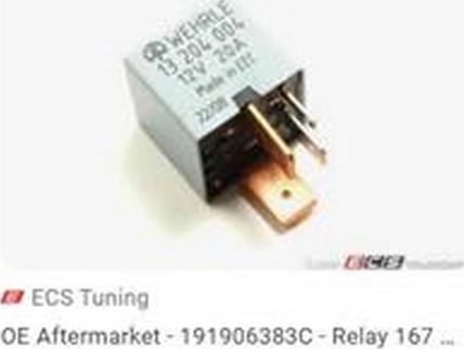 ZPY 191906383C - Реле, паливний насос work.proartstudio.com.ua